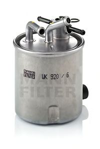 MANN-FILTER - WK 920/6 - Фільтр паливний Nissan 2.5 dCi Navara/Pathfinder 01/05-