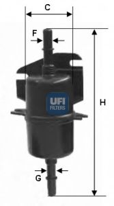 UFI - 31.740.00 - Топливный фильтр