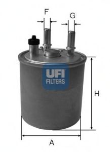 UFI - 24.073.00 - Топливный фильтр