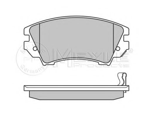 MEYLE - 025 244 1219/W - Гальмівні колодки дискові перед. Opel Insignia 08-  (середина диска 321mm)/(17")