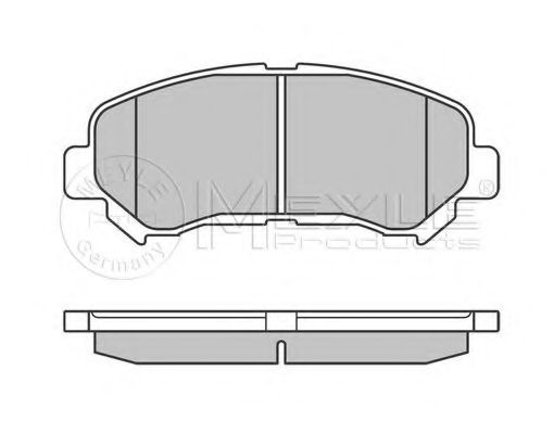 К-кт перед. гальм. колодок Nissan Qashqai/X-Trail 1.6-2.5 02.07