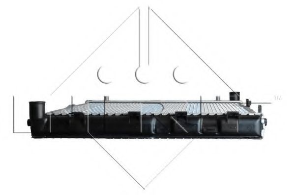 NRF - 516573 - Радiатор  W124 200D-300D 84-93 (АКПП)