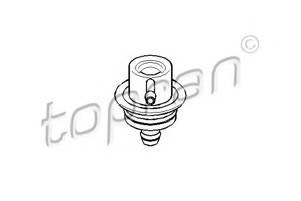 TOPRAN - 108 125 - Регулятор тиску палива (3,0bar) VW 1,6-2,8: Golf III/IV,