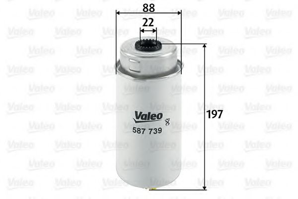 VALEO - 587739 - Фільтр паливний