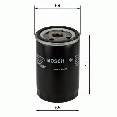 BOSCH - F 026 407 001 - Фильтр масляный двигателя NISSAN JUKE 1.6, MURANO 3.5 (пр-во BOSCH)