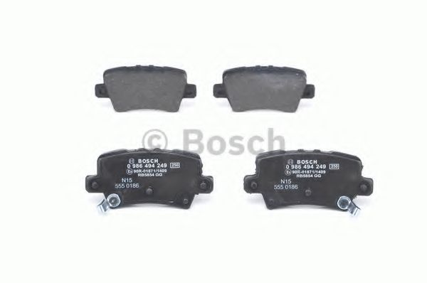 BOSCH - 0 986 494 249 - Торм.колодки зад. Honda Civic VII and Hatchback and Type R 01/06- (wva 24086)