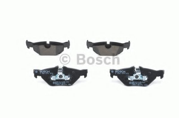 BOSCH - 0 986 494 272 - Гальмівні колодки дискові задні BMW 3 (E90/E90N) 320d 05-/X1 (E84) 09-