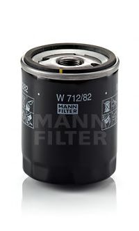 MANN-FILTER - W 712/82 - Фільтр масляний Ford Focus/C-Max/Mondeo 1.8 TDCI 06-