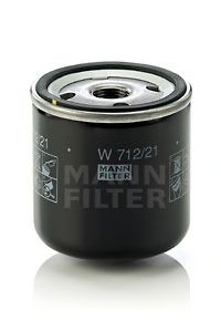MANN-FILTER - W 712/21 - Фільтр масла Dacia 1.3, 1.4; Renault Fuego, R4, R5, R6, R9,