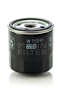 MANN-FILTER - W 712/41 - Фільтр масла Opel Astra 1.7D Turbosoft 10/94-, Astra