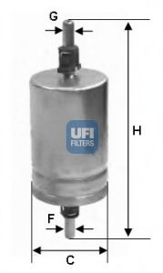 UFI - 31.510.00 - Фільтр паливний