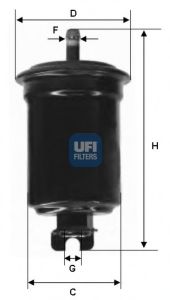 UFI - 31.516.00 - Фільтр паливний