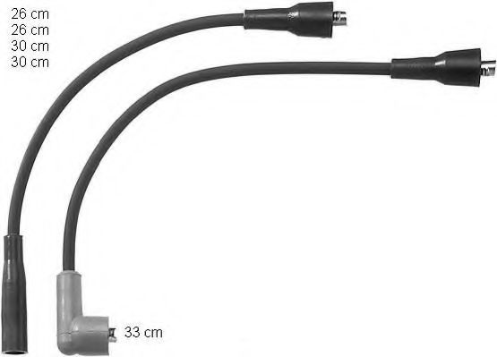 BERU - ZEF759 - Комплект проводов зажигания (Система зажигания)