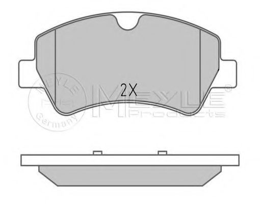 MEYLE - 025 256 0418 - Гальмівнi колодки дискові зад. Ford Tranzit  2.2D 04.12-