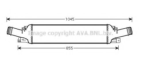 AVA QUALITY COOLING - AI4294 - Интеркулер AUDI (пр-во AVA)