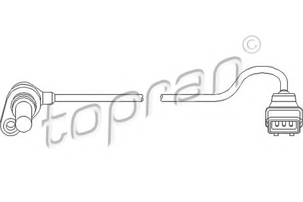 TOPRAN - 111 400 - Датчик положення к/вала Audi A3 /Seat Leon, Toledo II /Skoda Octavia /VW Bora, Golf IV, New Beetle  1.6-2.3  96-