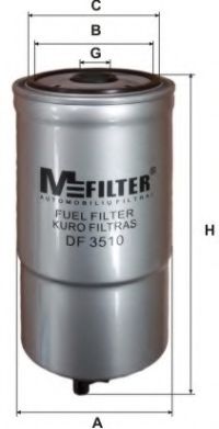 MFILTER - DF 3510 - Фильтр топливный