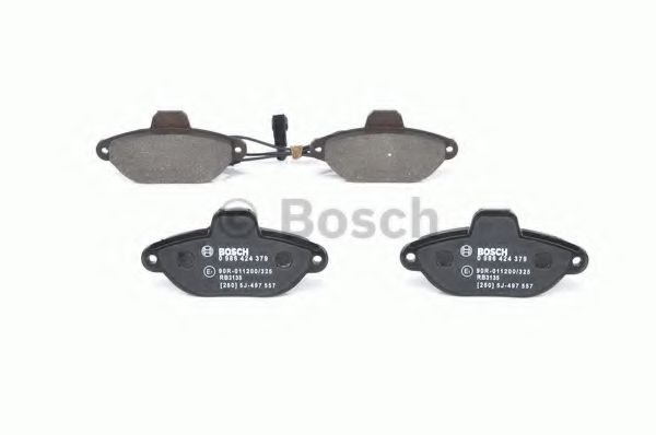 BOSCH - 0 986 424 379 - Гальмівні колодки дискові перед. Fiat Panda 1.2 07-/ 500 1.2 07-