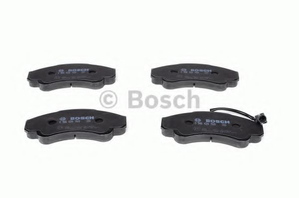 BOSCH - 0 986 424 769 - Гальмівні колодки дискові перед. Fiat Ducato, Citroen Jumper 02-