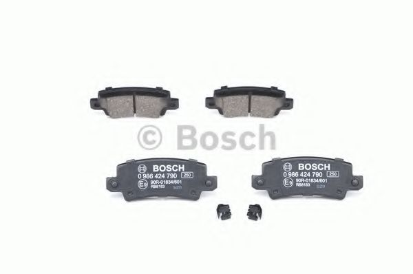 BOSCH - 0 986 424 790 - Гальмівні колодки дискові зад. Toyota Corolla 02-