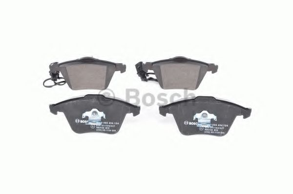 BOSCH - 0 986 494 104 - Гальмівні колодки дискові перед, Audi A4 1.6-3.2FSi/A6 III/A6 Quattro III 4.2 04- /T-5