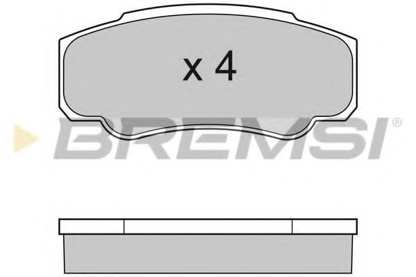 BREMSI - BP2996 - Тормозные колодки зад. Jumper/Ducato/Boxer 02-06