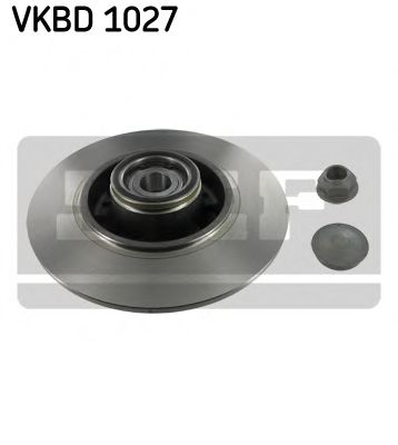 SKF - VKBD 1027 - Гальмівний диск з пiдшипником RENAULT Clio/Megane/Scenic "R "1,2/2,0L "08>>