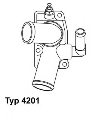 WAHLER - 4201.92D - Термостат Opel Vectra 2.0 (X 20 DTH)