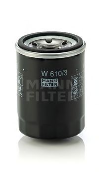 MANN-FILTER - W 610/3 - Фільтр масляний Opel Astra 1.7TD -98/Fiat Grande Punto 05-/Nissan Cube 10-