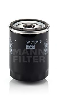 MANN-FILTER - W 713/16 - Фільтр масляний Fiat Brava/Bravo/Doblo/Fiorino/Palio/Uno 1.4/1.6