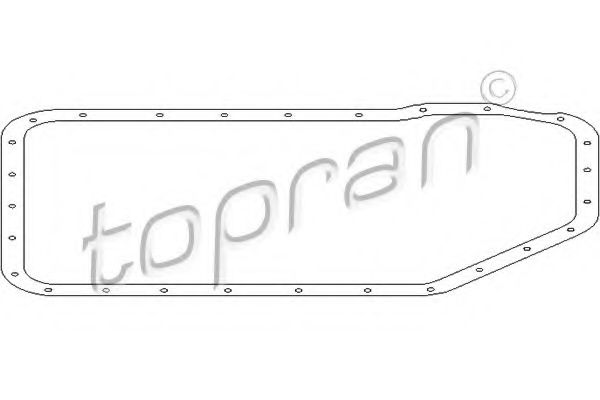TOPRAN - 108 757 - Прокладка АКПП Audi A4/Skoda Superb/VW Passat 1,8-2,5TDI 97-