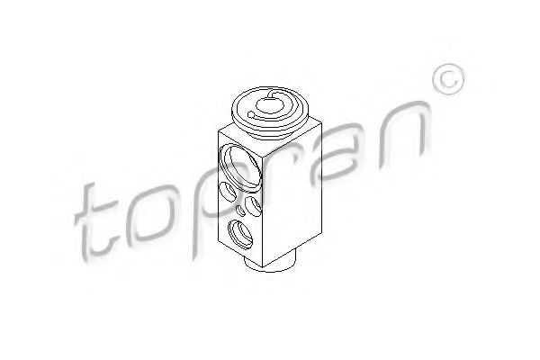 TOPRAN - 110 730 - Клапан кондиціонера Ford Galaxy 1.9 Tdi 97-06/VW Sharan 2.8 00-10
