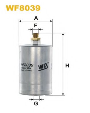 Фільтр паливний  DB W124 230-260E; W202 180-280 -94