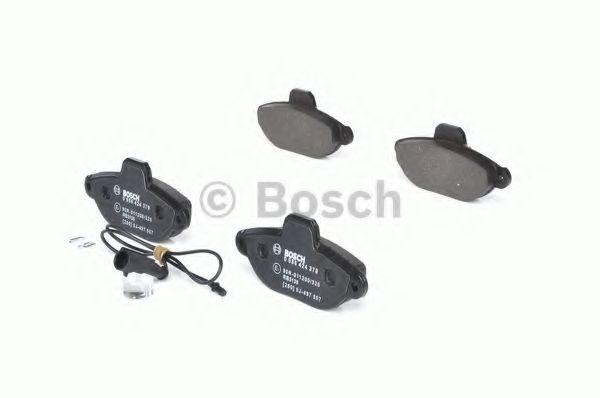 BOSCH - 0 986 424 379 - Гальмівні колодки дискові перед. Fiat Panda 1.2 07-/ 500 1.2 07-