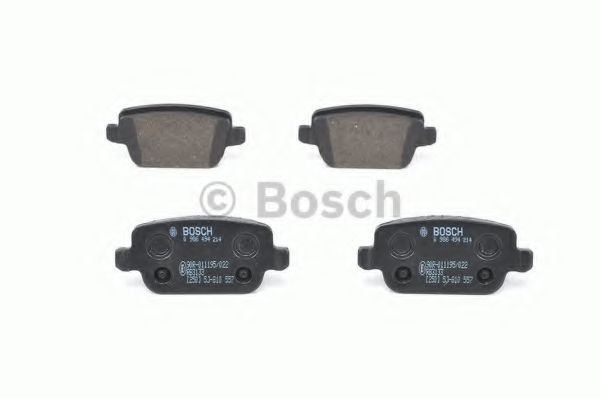 BOSCH - 0 986 494 214 - Тормозные колодки дисковые (пр-во Bosch)