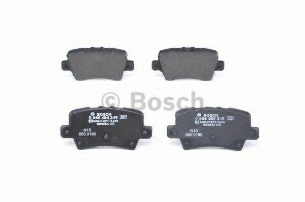 BOSCH - 0 986 494 249 - Торм.колодки зад. Honda Civic VII and Hatchback and Type R 01/06- (wva 24086)