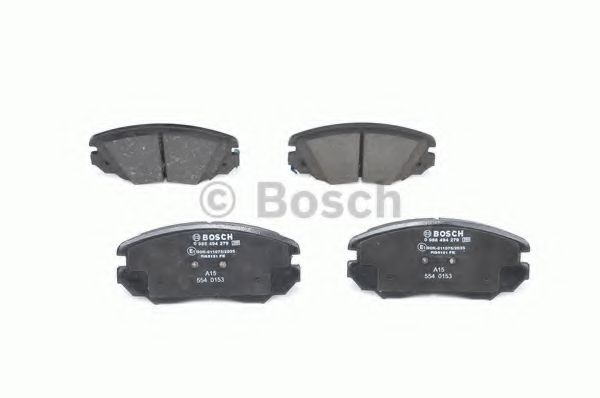 BOSCH - 0 986 494 279 - Колодка торм. диск. OPEL INSIGNIA 1.6-2.8 08-;SAAB 9-5 2.0TTID 10- передн. (пр-во Bosch)