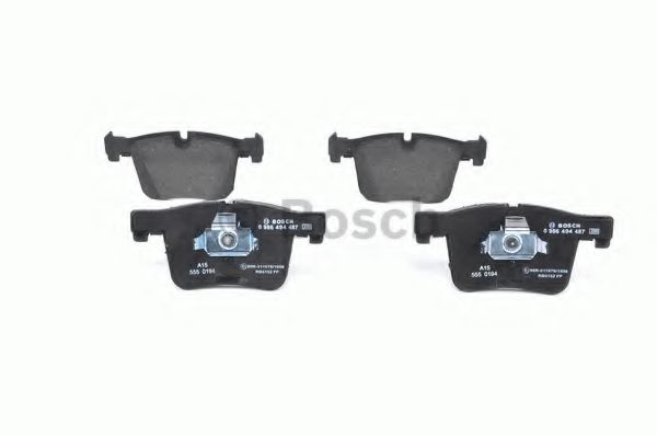 BOSCH - 0 986 494 487 - Гальмівні колодки дискові перед. BMW 5 (F10), 5 Touring (F11), X3 (F25), Z4 (E89) 09 -