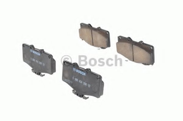 BOSCH - 0 986 424 268 - Торм колодки дисковые (пр-во Bosch)