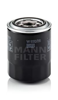 MANN-FILTER - W 930/26 - Фільтр масляний Hyundai /H1/Terracan/ 2.5TD/TCI  00-