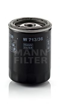 MANN-FILTER - W 713/36 - Фільтр масляний  Ford Ranger 2.5D/3.0TD 06-12