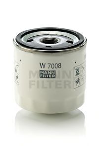 MANN-FILTER - W 7008 - Фільтр масляний Ford Fiesta 1.25I/1.4I 16V 95-/Volvo S40 04-