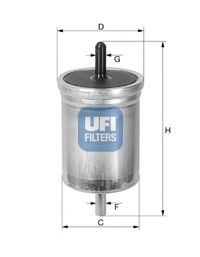 UFI - 31.513.00 - Топливный фильтр