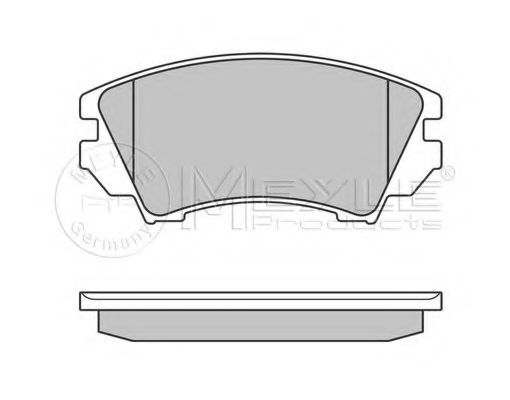 Гальмівні колодки дискові перед. Opel Insignia 08-  (середина диска 321mm)/(17`)