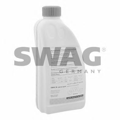 SWAG - 99 91 9400 - Антифриз-концентрат -80 фіолетовий (G12+) для VAG G012A8FA1/G12Plus 325.3 1.5L