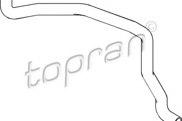 TOPRAN - 109 193 - Патрубок системи охолодження VW T4 1.8-2.0 90-03