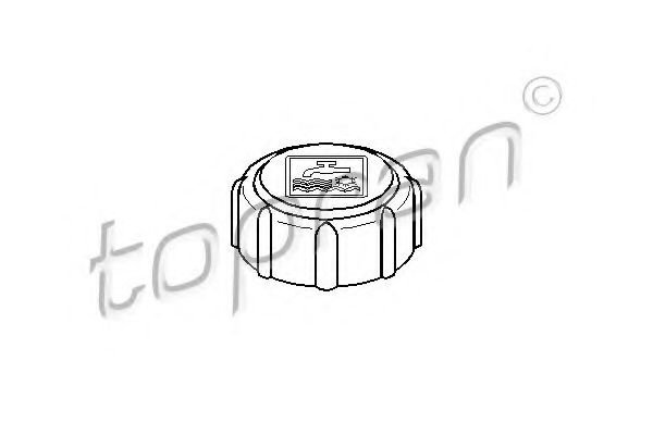 TOPRAN - 100 166 - Крышка, резервуар охлаждающей жидкости