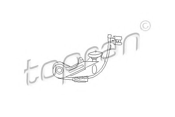 TOPRAN - 101 119 - Контактна група трамблера лів. (Bosch) VW Caddy 1.5/1.6 08.82- Opel 1,6-2,0 BMW (4/6cyl) -80