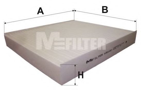 MFILTER - K 9100 - Фильтр салона CITROEN; MITSUBISHI (пр-во M-Filter)
