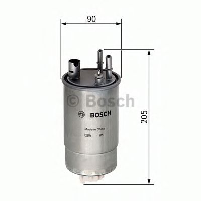 BOSCH - F 026 402 049 - Фiльтр паливний з пiдiгрiвом Fiat Doblo 1.9JTD 02-